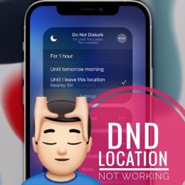 Do Not Disturb location not working