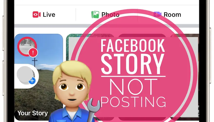 Facebook story not posting