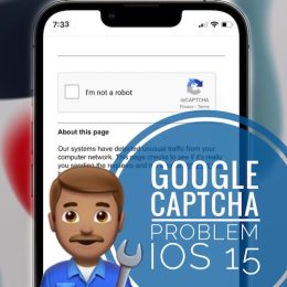 Google Captcha problem in iOS 15