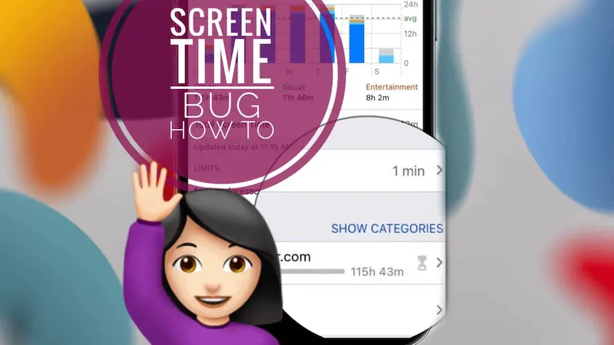 iOS 15 Screen Time bug