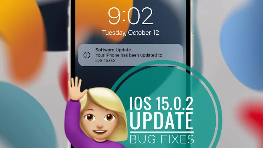 iOS 15.0.2 update