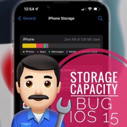 iPhone Storage bug in iOS 15
