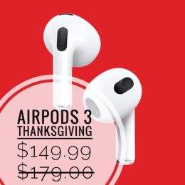 AirPods 3 Thanksgiving Sale