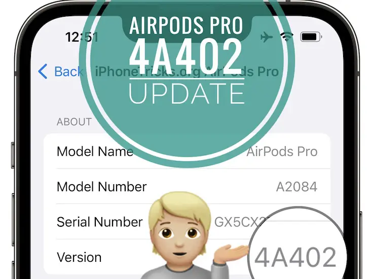 AirPods Pro 4A402 Update