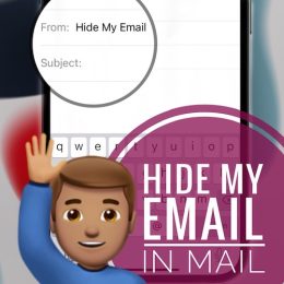 Hide My Email in Mail