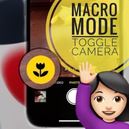iPhone 13 Macro Mode toggle in Camera