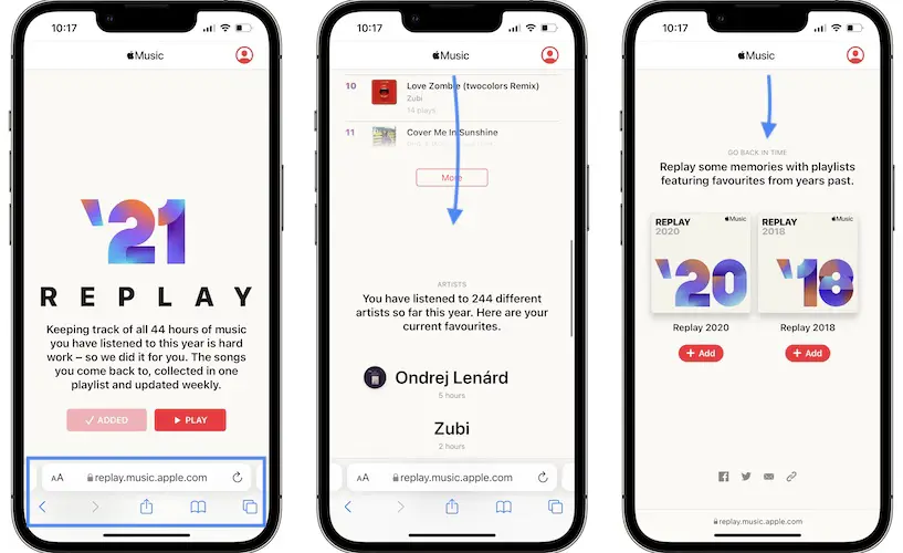 Apple Music Replay Stats