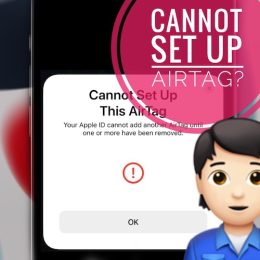 Cannot set up this AirTag