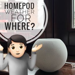HomePod weather for where