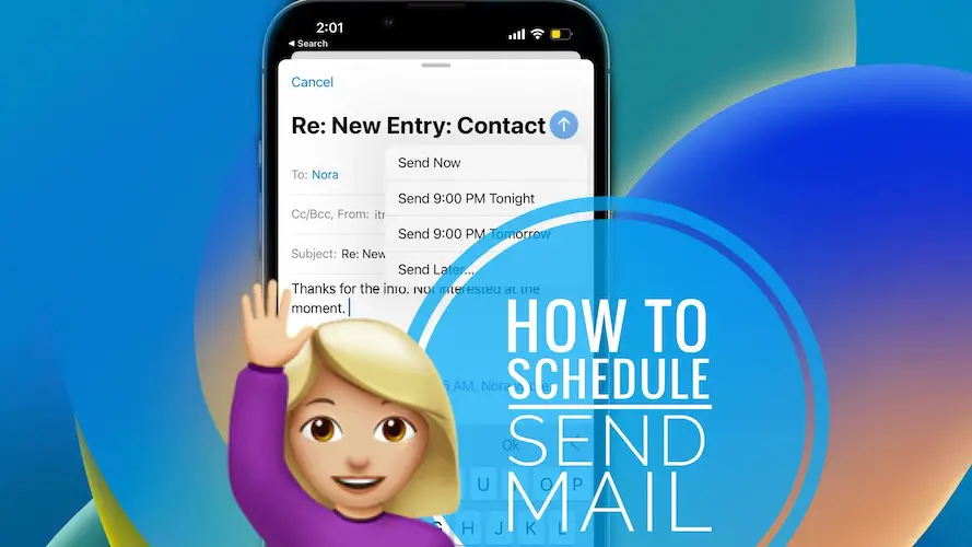 Send Later Mail iOS 16