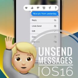 Unsend Messages in iOS 16