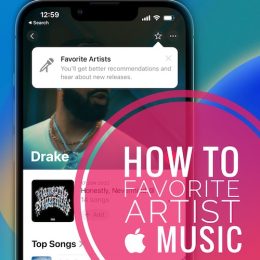 how to favorite artist Apple Music