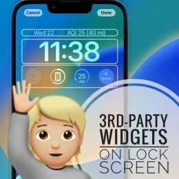 third party widgets on lock screen