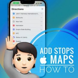 Add Stops in Apple Maps