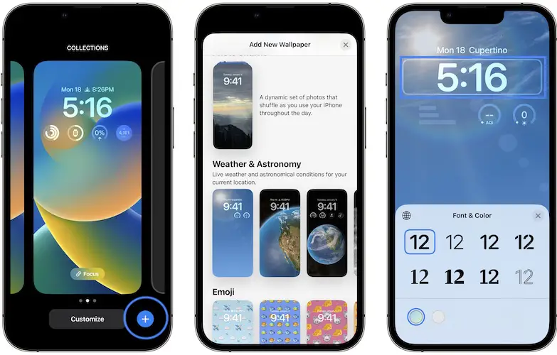 how to add new lock screen ios 16
