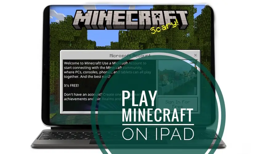 how to play Minecraft with mouse and keyboard on iPad