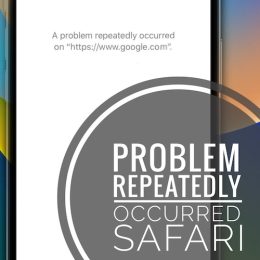 a problem repeatedly occured on iPhone