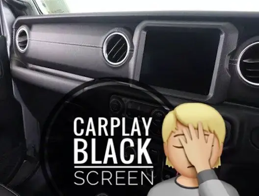 CarPlay disconnects black screen