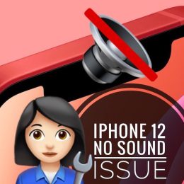 iPhone 12 no sound issue