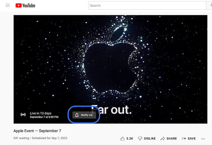iphone 14 apple event live stream