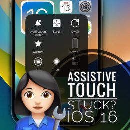 Assistive Touch not moving iOS 16