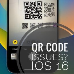 QR code scanner not working in iOS 16