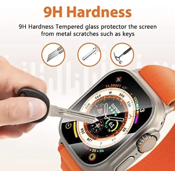 UniqueMe anti-scratch Screen Protector for Apple Watch Ultra