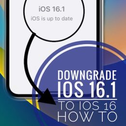 downgrade iOS 16.1 to ios 16