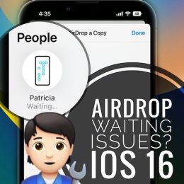 iOS 16 AirDrop not working