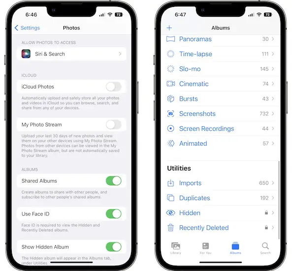 icloud photos off duplicates showing