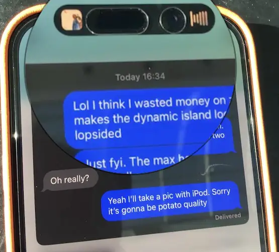 iphone 14 pro with zagg screen protector