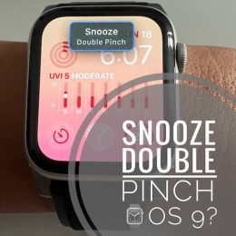 snooze double pinch apple watch popup