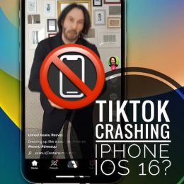 tiktok crashing iphone
