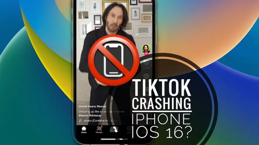 tiktok crashing iphone