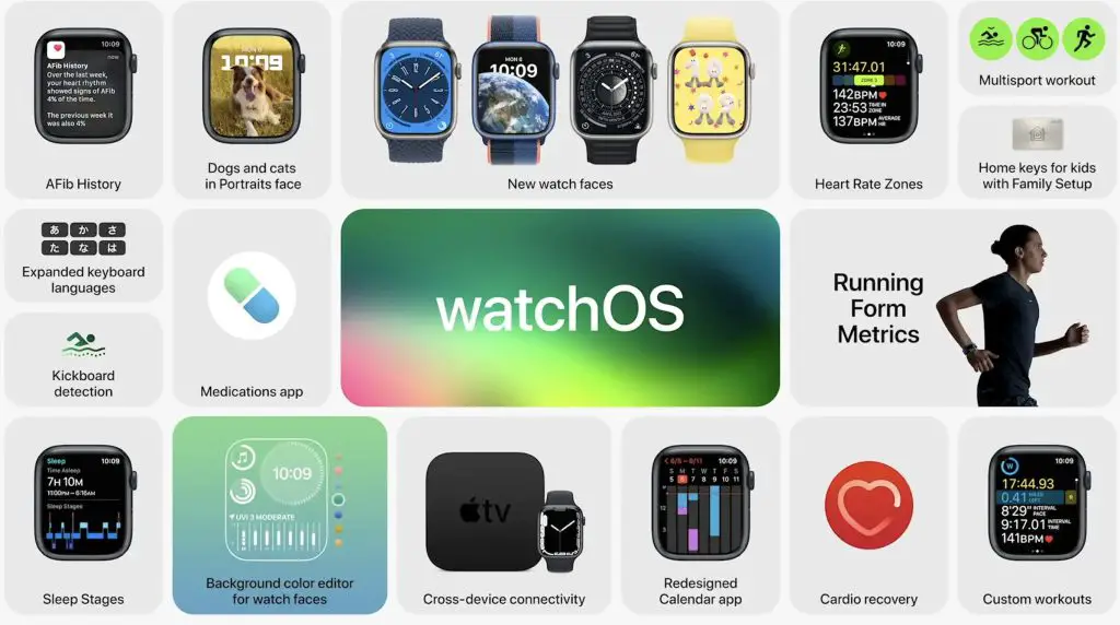 watchOS 9 features