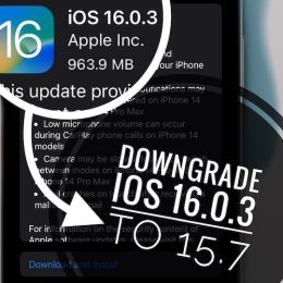 downgrade iOS 16.0.3 to 15.7