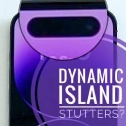 dynamic island stutter