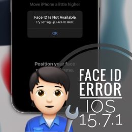 face id error message ios 15.7.1