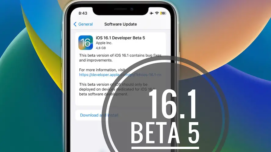 iOS 16.1 beta 5