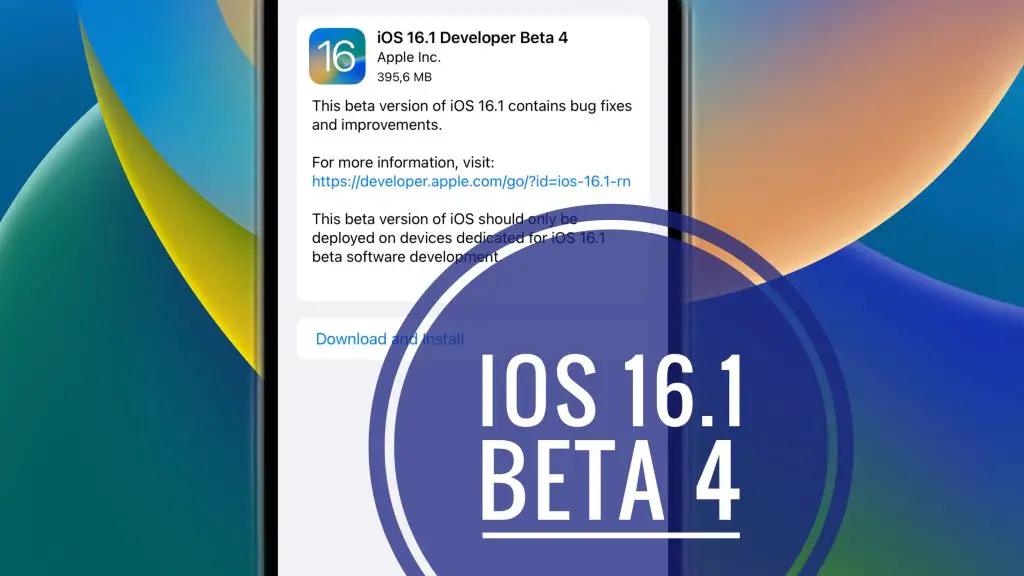 ios 16.1 beta 4