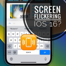 iphone screen flickering ios 16