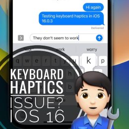 keyboard haptics not working ios 16