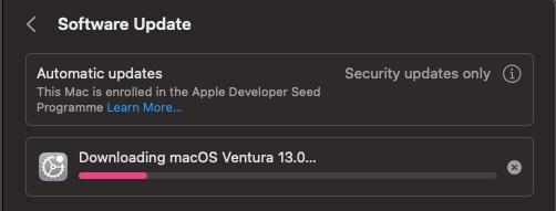 macOS Ventura download