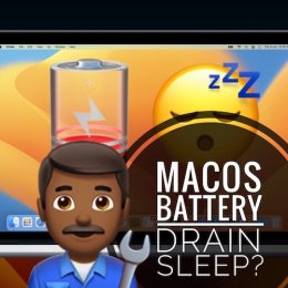 macos ventura battery drain sleep