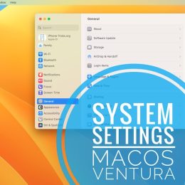 system settings macos ventura