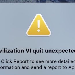 game quit unexpectedly macos Ventura