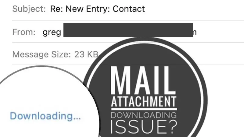 mail attachments downloading macos ventura