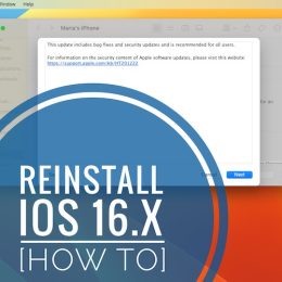 reinstall iOS 16 on iPhone