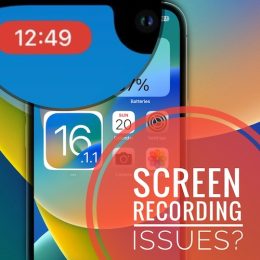 screen recording not working iOS 16
