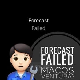 weather forecast failed mac
